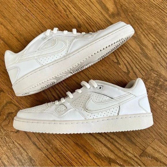 Nike Son Of Force Low Top Triple White casual court shoes women’s size 9 - Picture 5 of 14